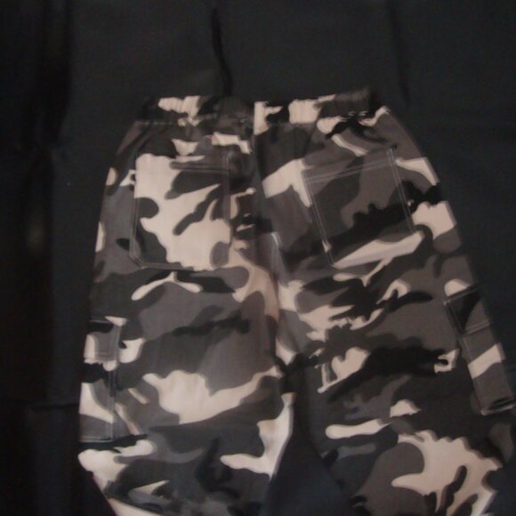 Drawstring Camouflage Trousers Pants Unisex Size Small Camo. 4 Pockets - Picture 2 of 10